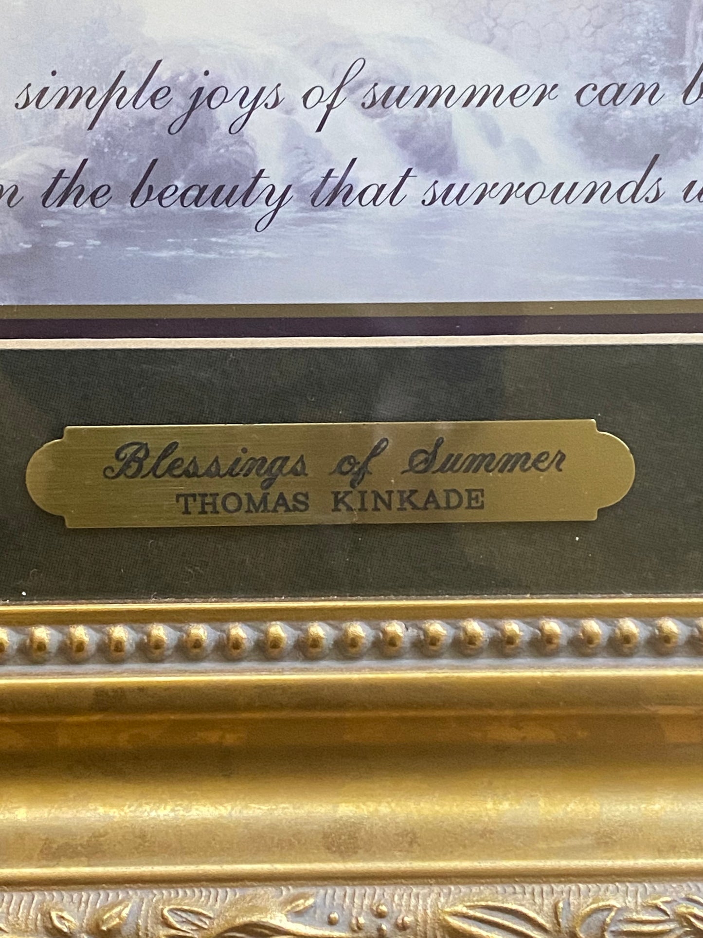 BLESSINGS OF SUMMER